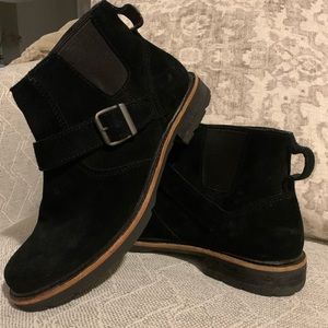 LL Bean Suede Ankle Boots Worn Twice